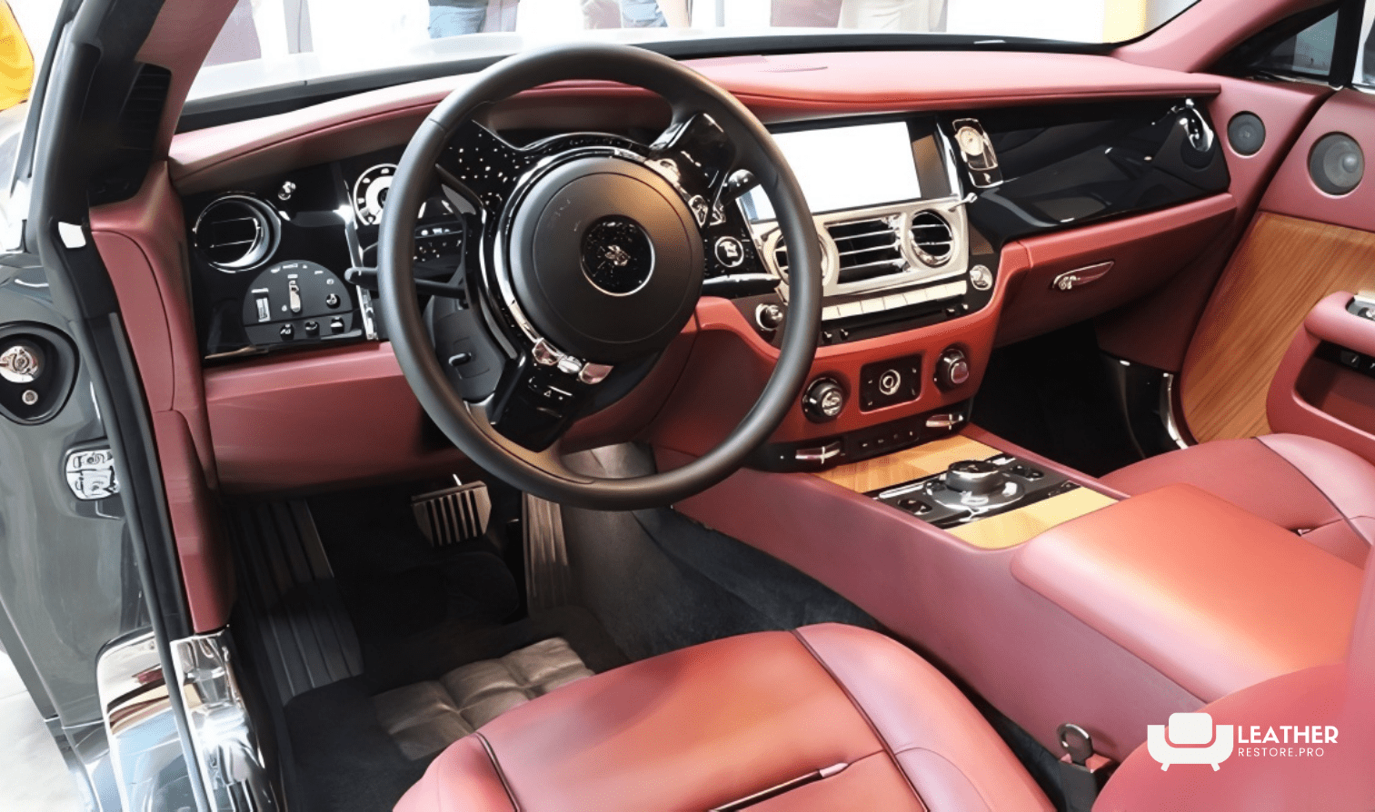 After leather restoration