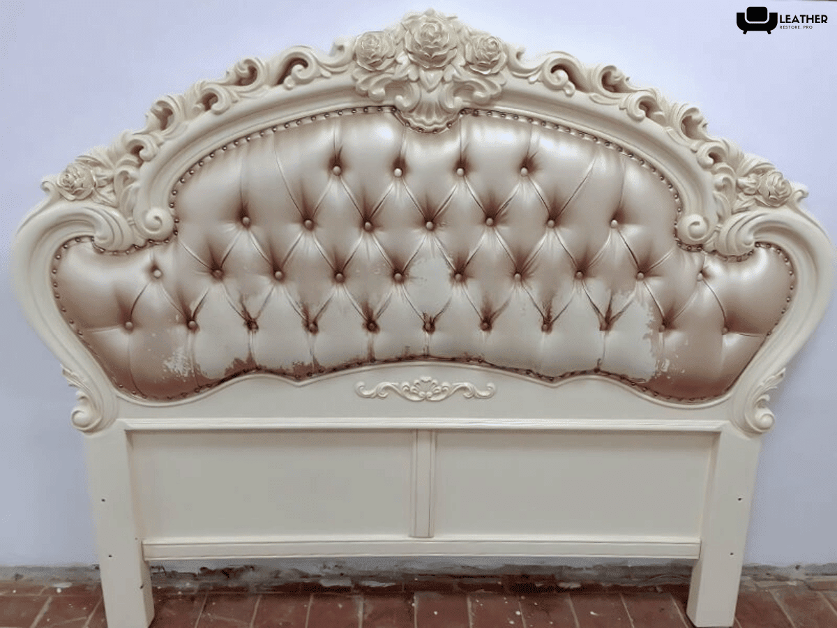 Before leather repair