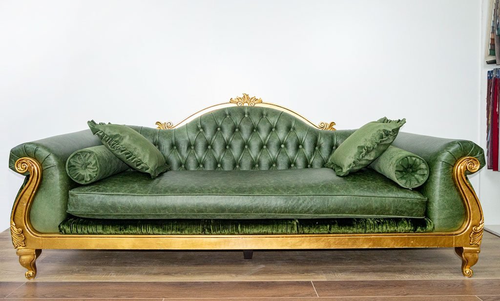 After leather restoration