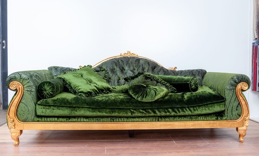 Before leather restoration