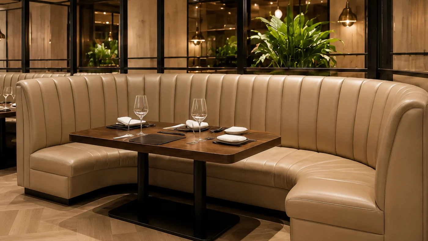 Banquettes and booth seating