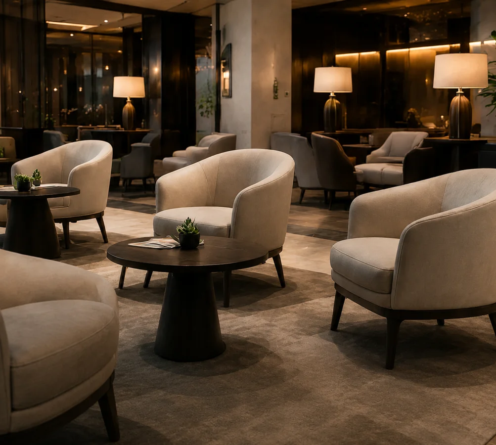 Lobby and lounge seating