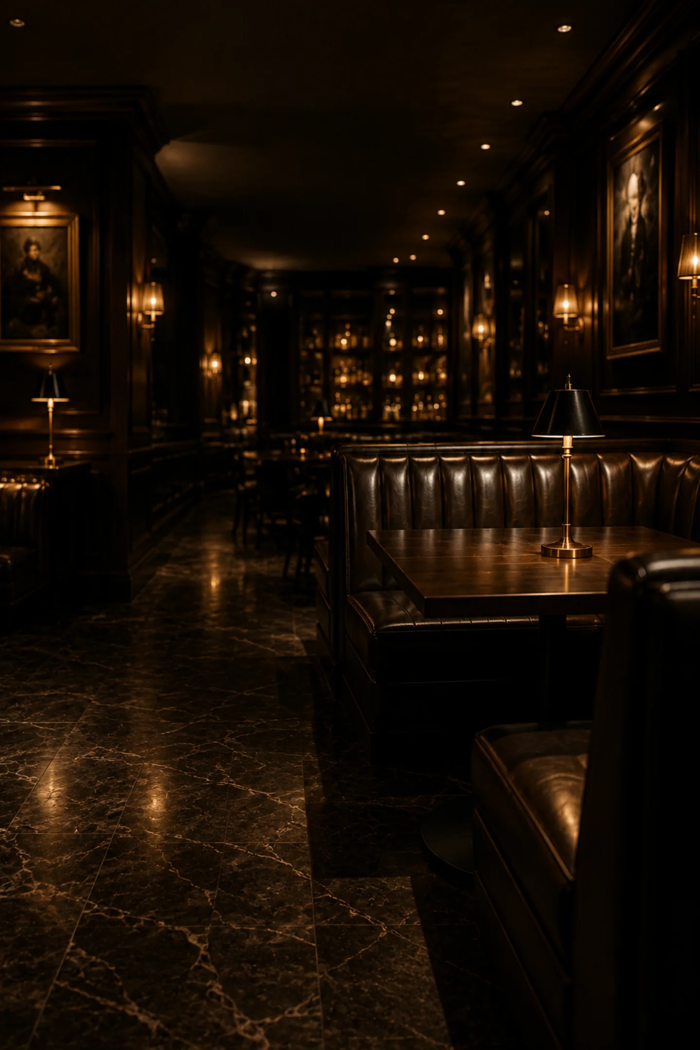 Commercial seating being repaired in a closed New York City venue during after hours, not overnight
