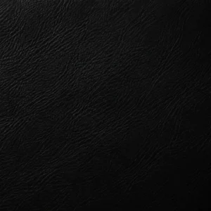 Black restaurant leather in a matched pigment finish