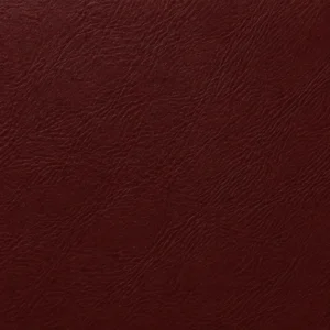 Burgundy restaurant leather in a matched pigment finish
