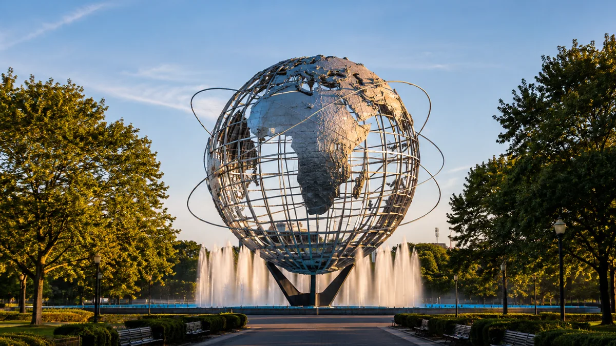 Furniture pickup and delivery in Queens — the Unisphere at Flushing Meadows