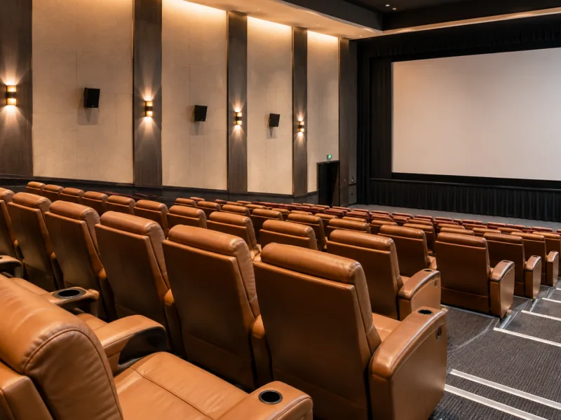 Theater and cinema seating repaired row by row between screenings