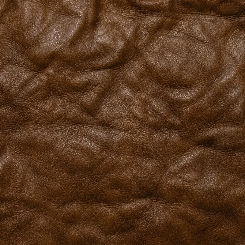 Black pigmented leather swatch