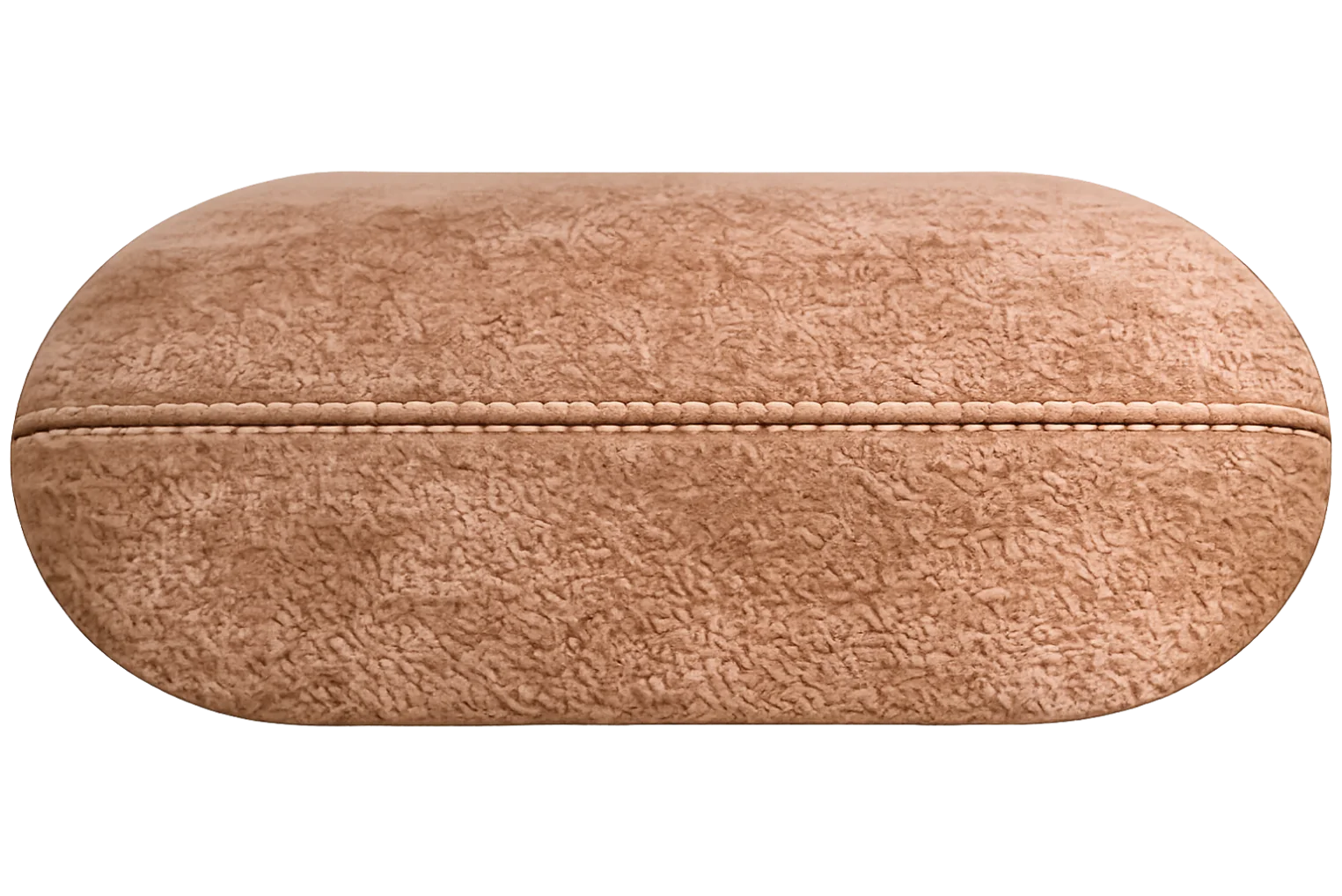 The same panel in microsuede: one unbroken surface of even colour, cut from a continuous roll