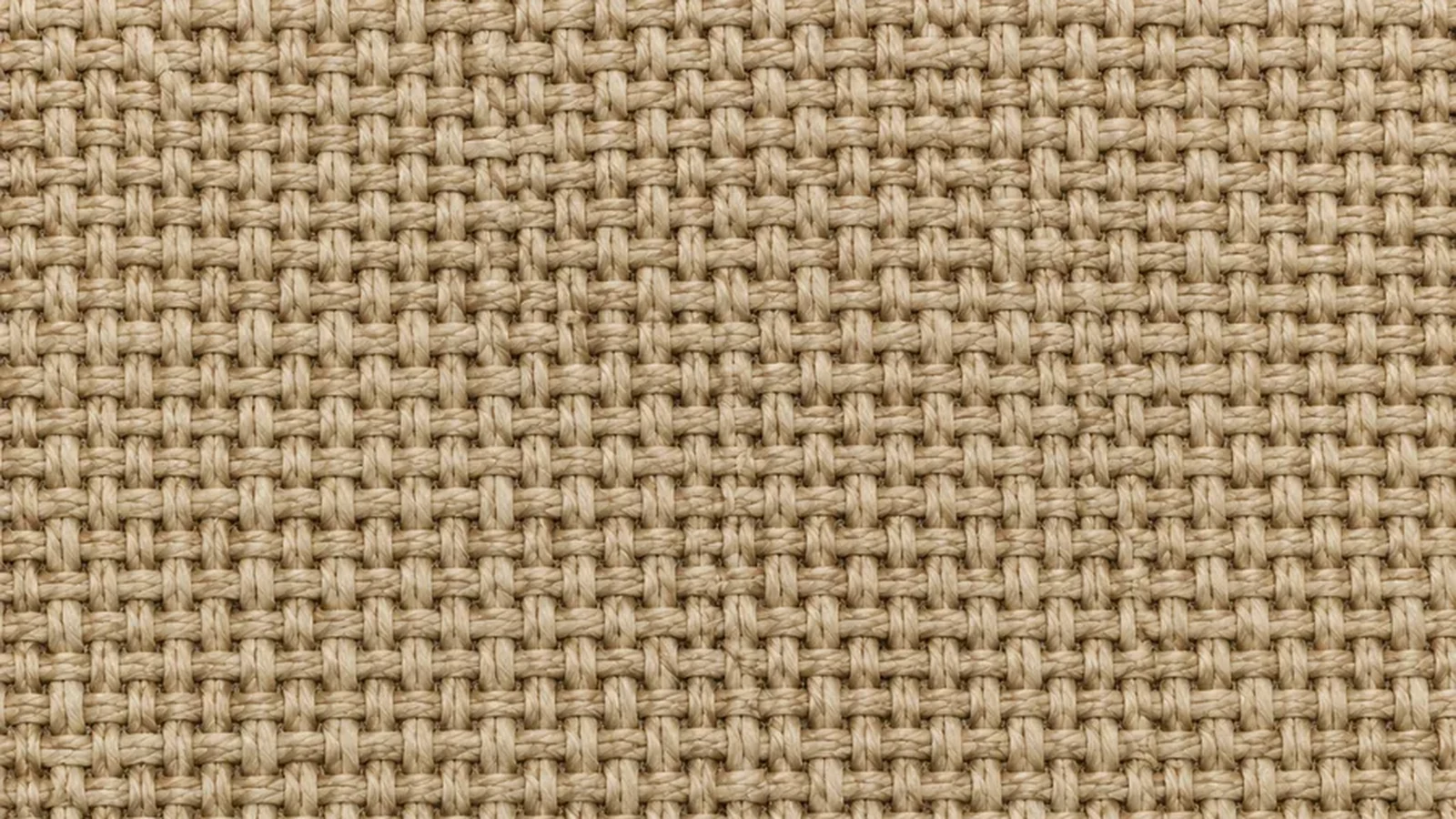 Basket weave performance fabric upholstery, close up