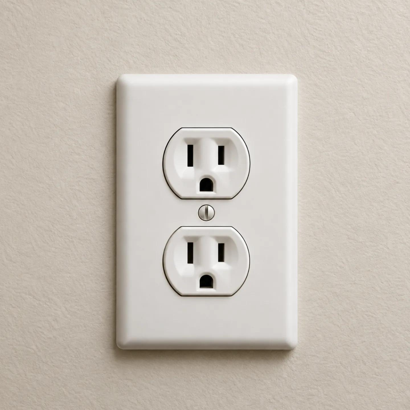 A standard wall outlet within reach of the furniture being repaired on site