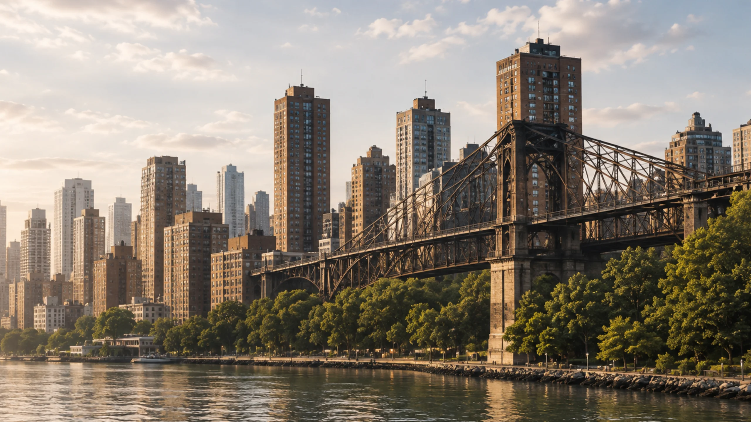 The Queensboro Bridge into Queens