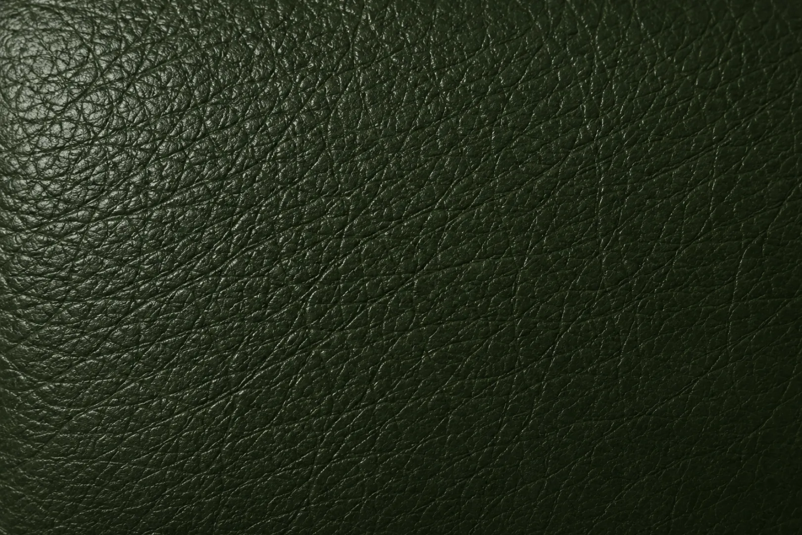 A semi-aniline leather swatch with a light protective finish