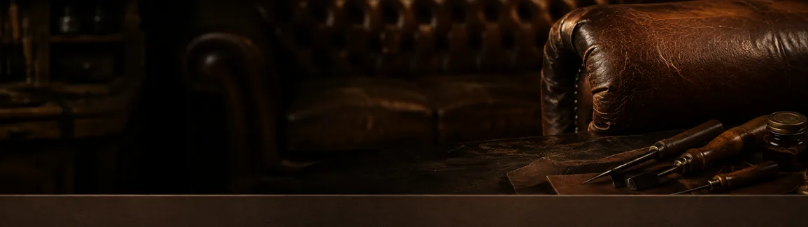 Commercial leather lounge seating in a New York City interior