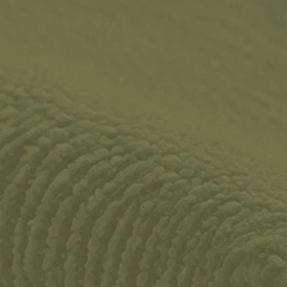 Chenille upholstery fabric texture in a deep olive color