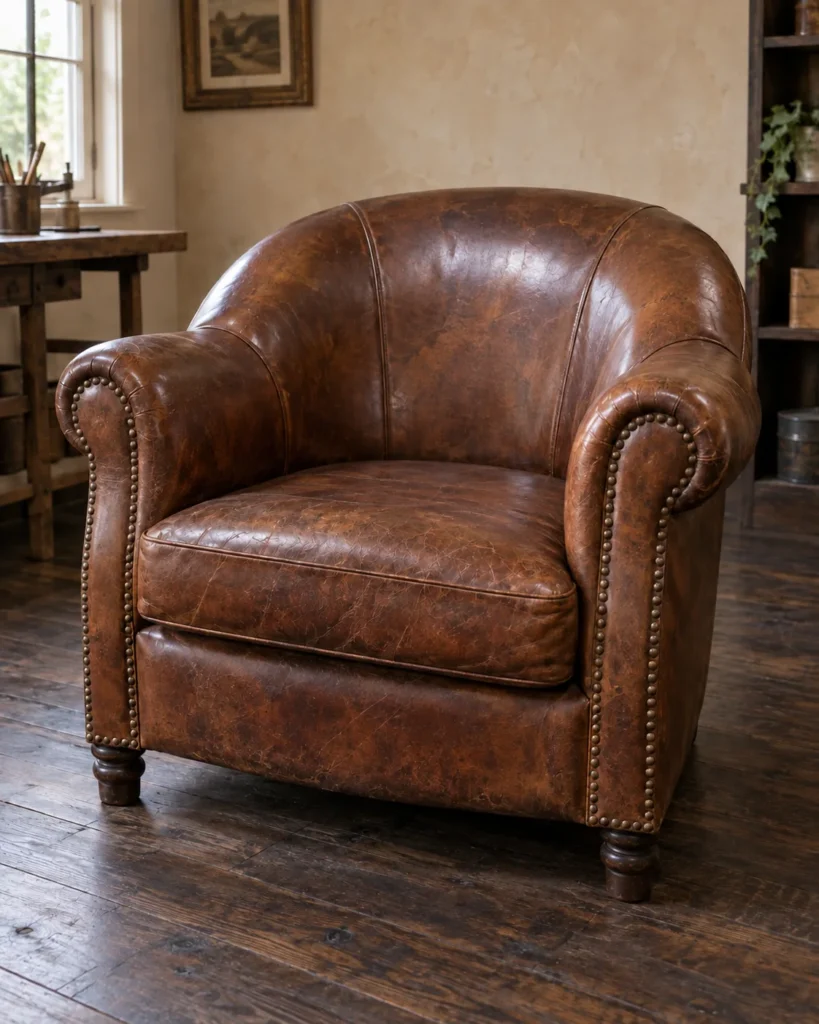 The same chair after the seat was repaired