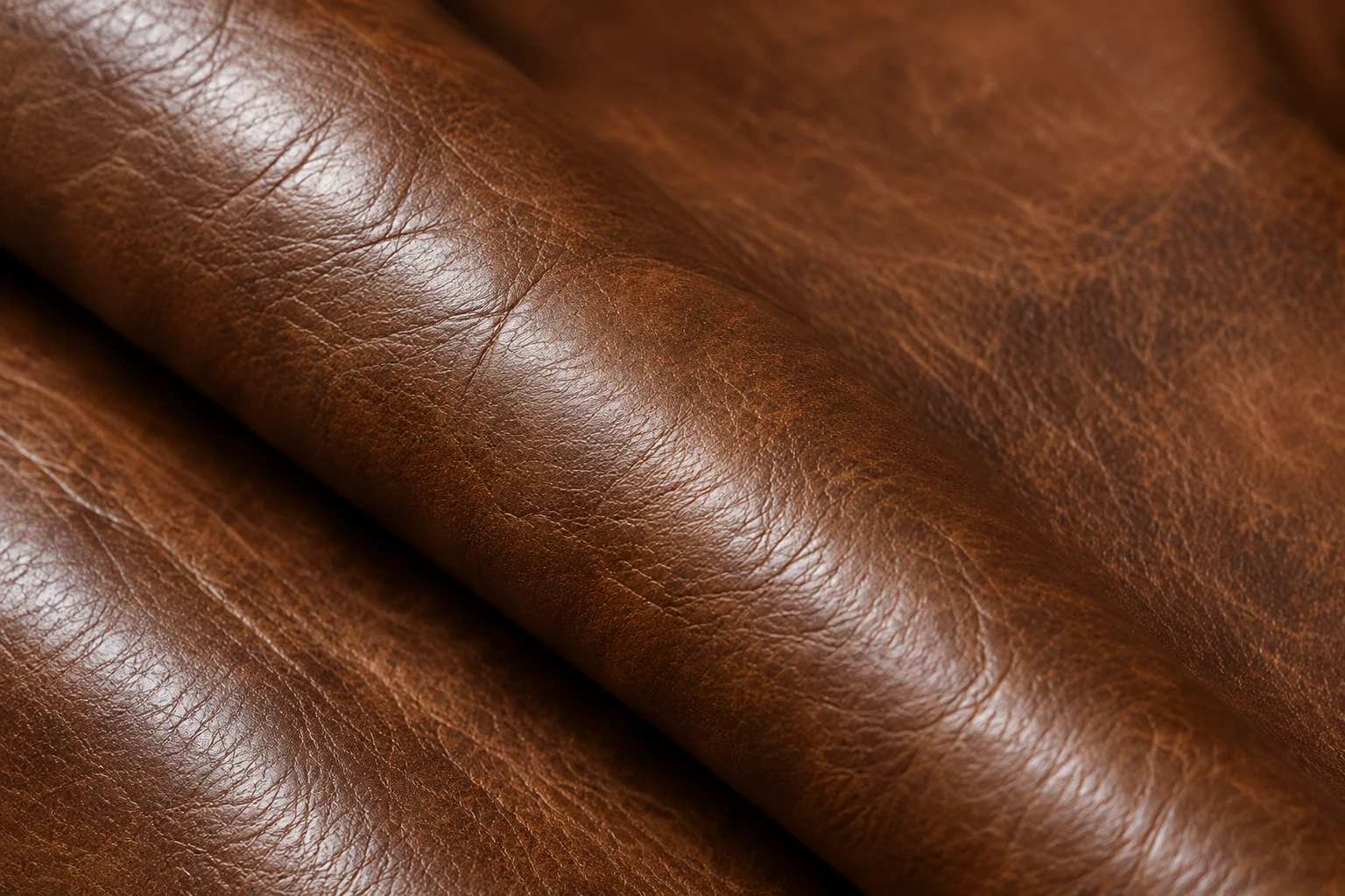 Brown leather hide for contract waiting room seating