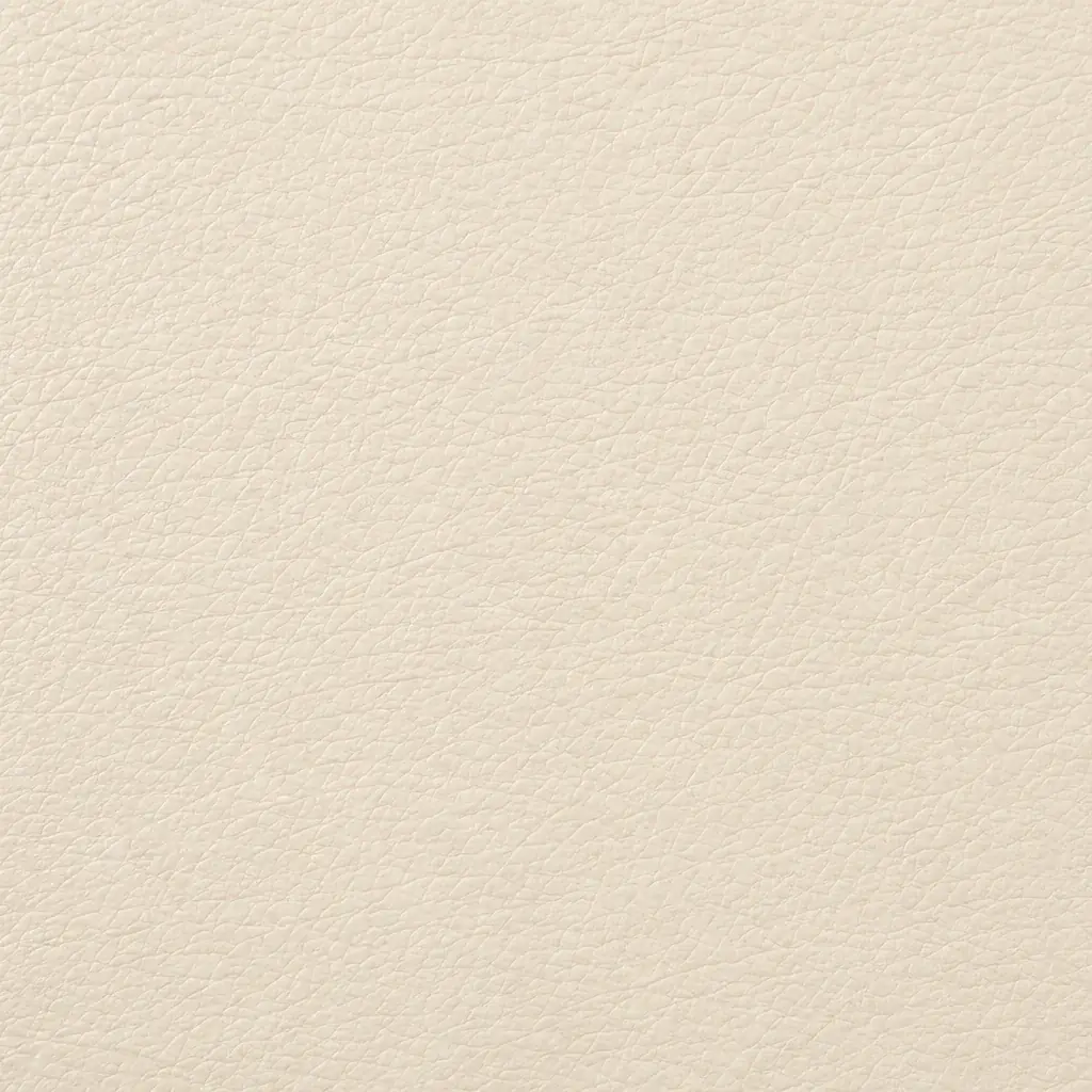 A flat swatch of cream leather for a bar stool seat top