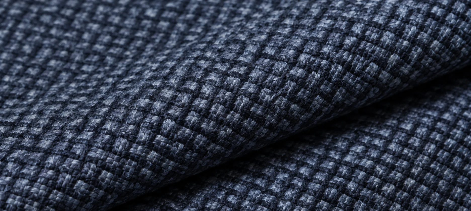 Navy contract performance fabric swatch