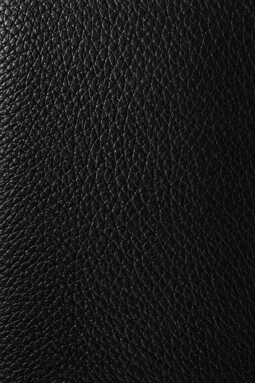 Black leather swatch