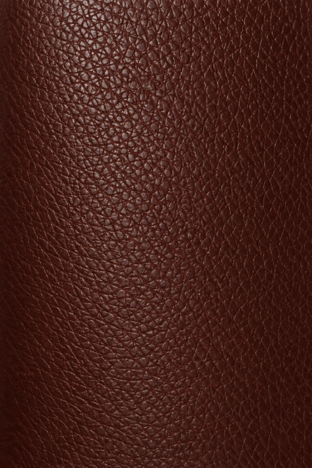 Burgundy leather swatch