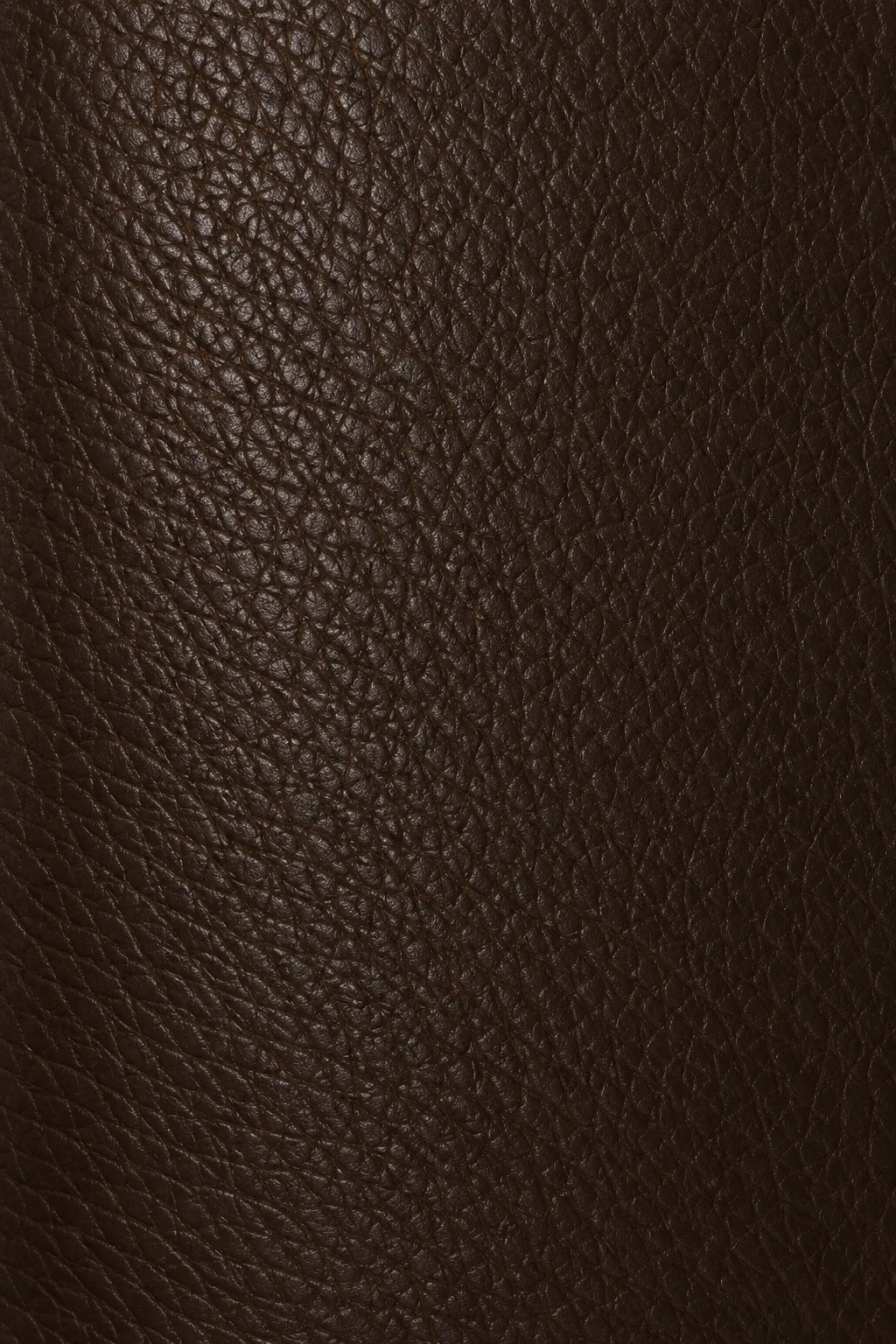 Espresso brown leather swatch