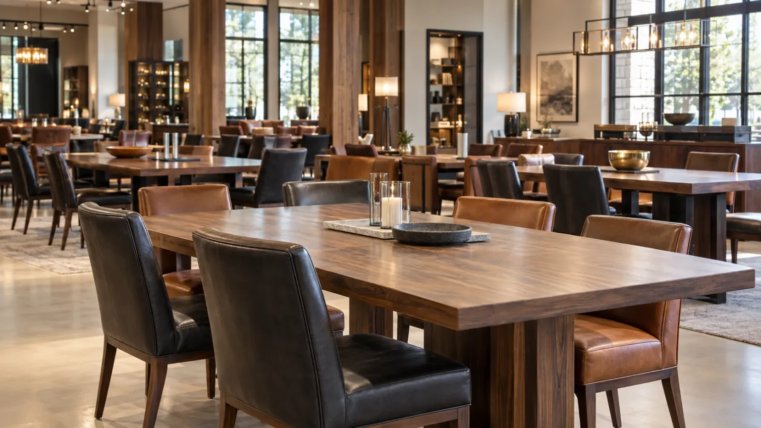 Retail and furniture stores