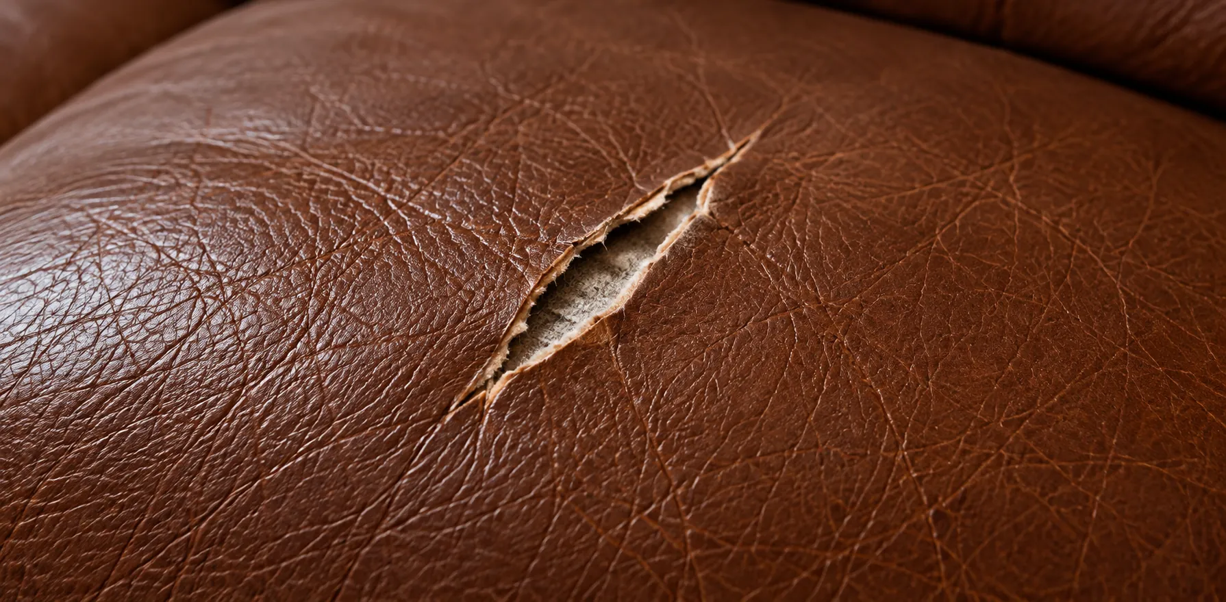 Stage two: the puncture has lengthened into a tear with the edges beginning to separate
