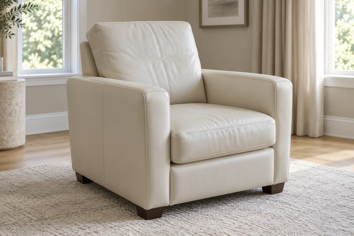 Leather armchair