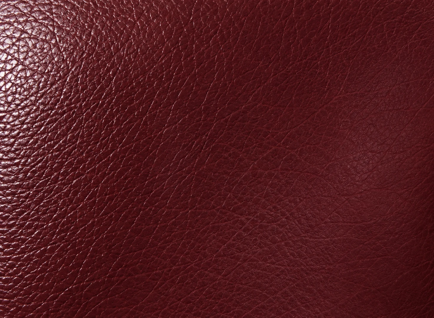 A burgundy leather swatch