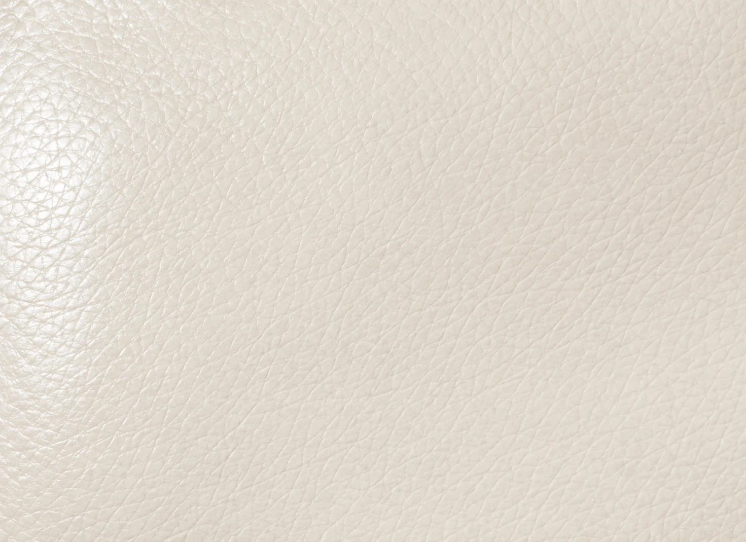 A cream leather swatch