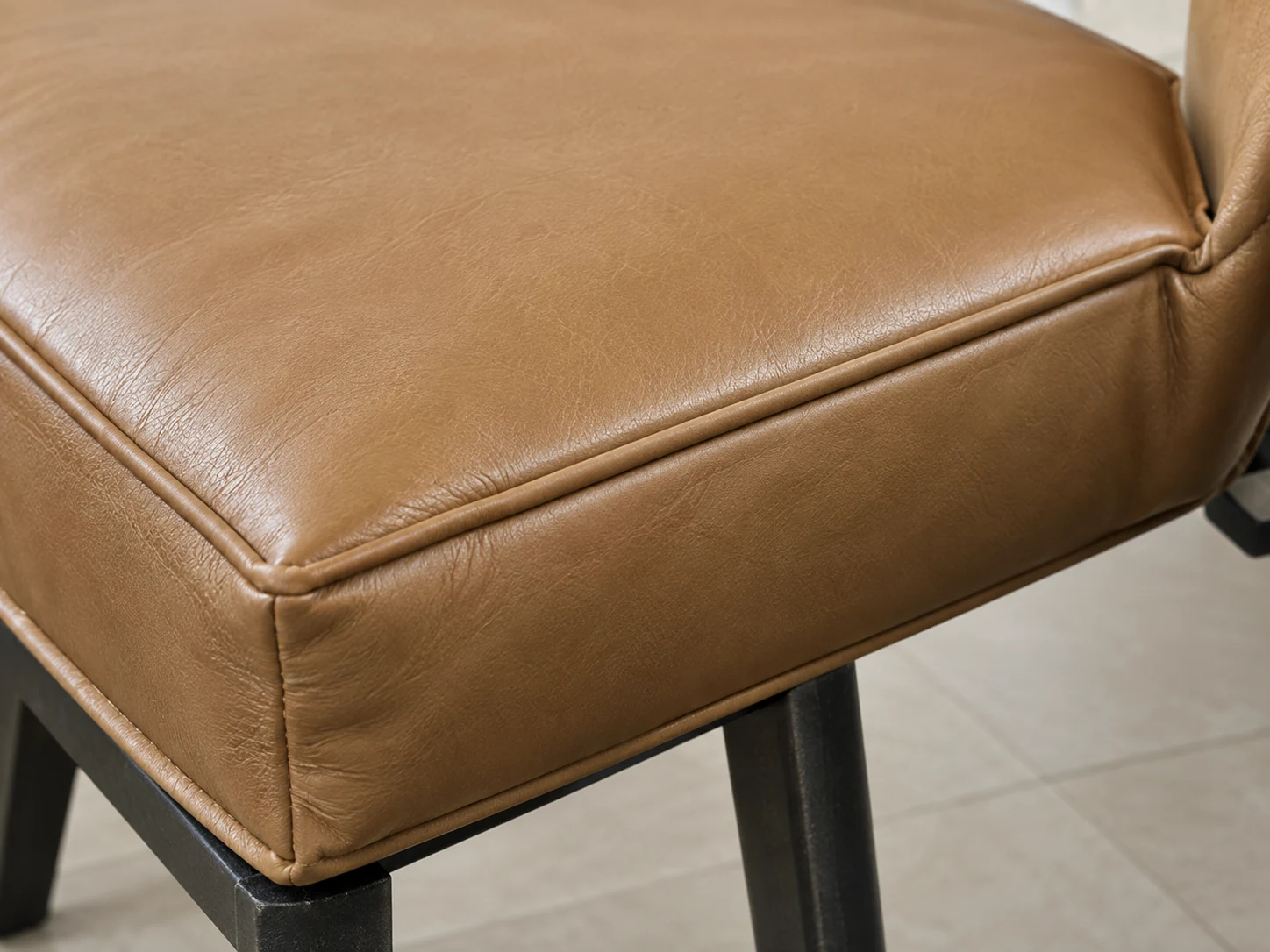 Loose seat pad that no longer fits its chair frame and slides in the rebate