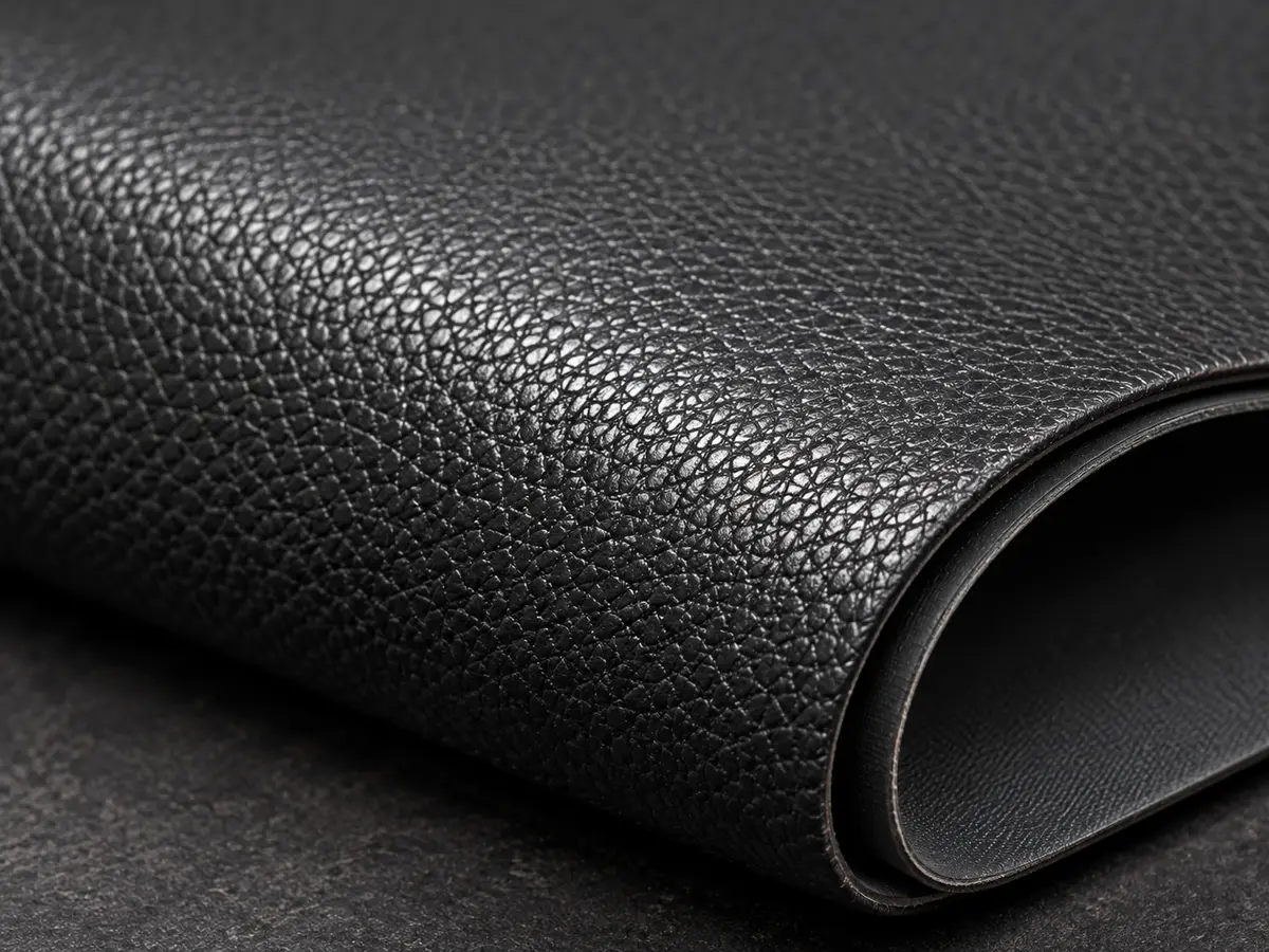 A roll of charcoal medical-grade vinyl