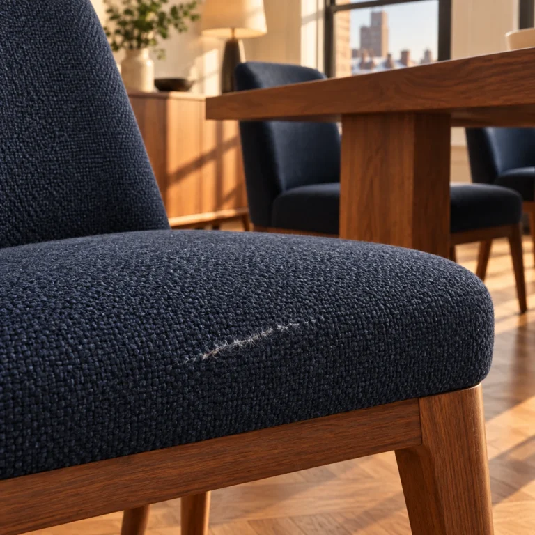 Everyday life: scratched leather furniture