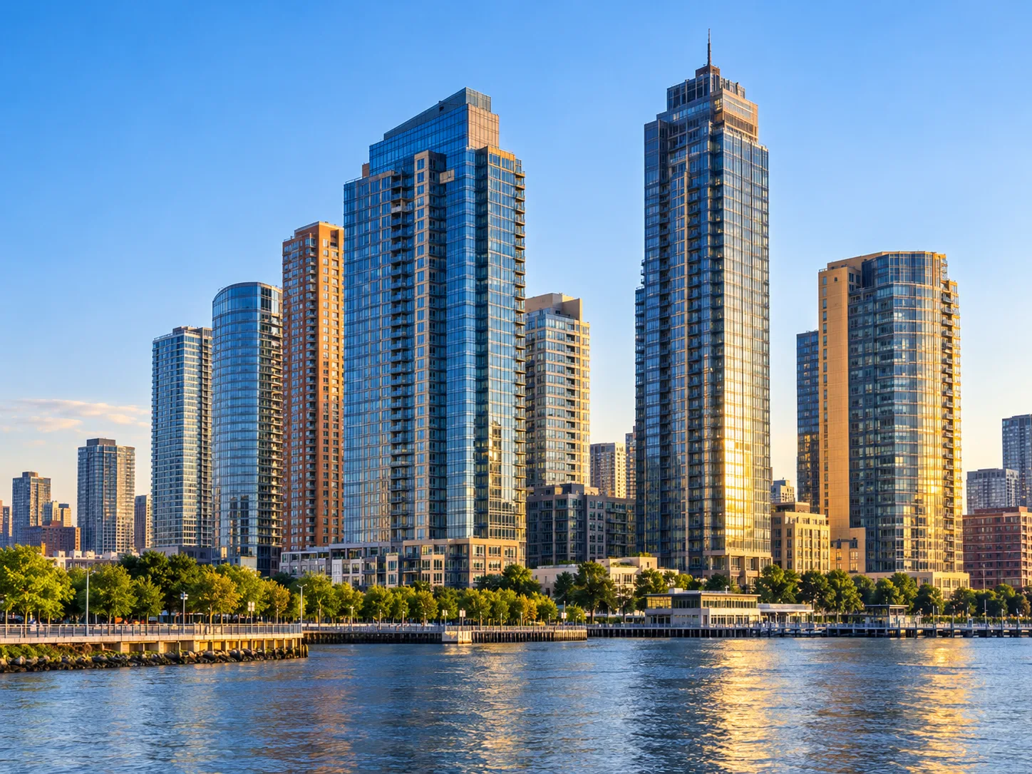 City towers representing a multi-location property portfolio assessed to one standard