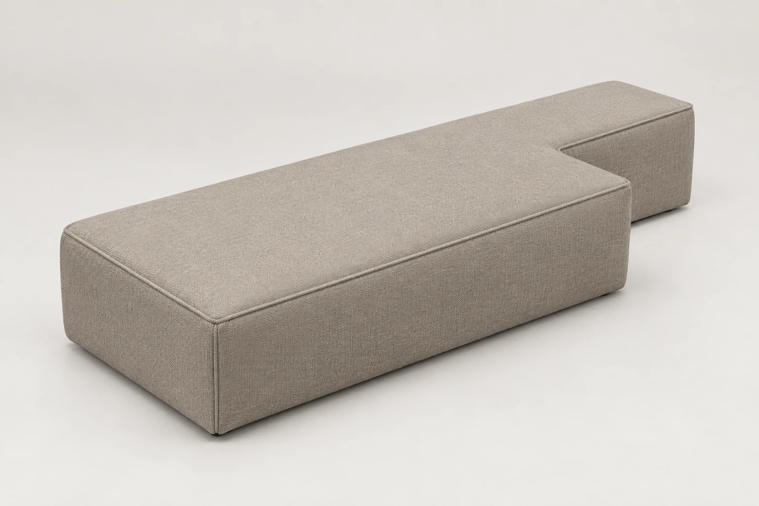 Notched outdoor cushion foam shape cut around a post