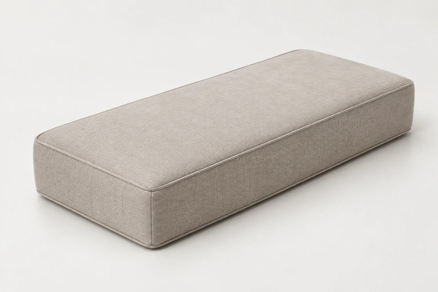 Rectangular boxed outdoor cushion shape