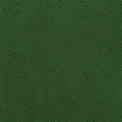 Forest green upholstery leather swatch