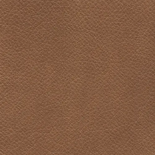 Saddle brown upholstery leather swatch