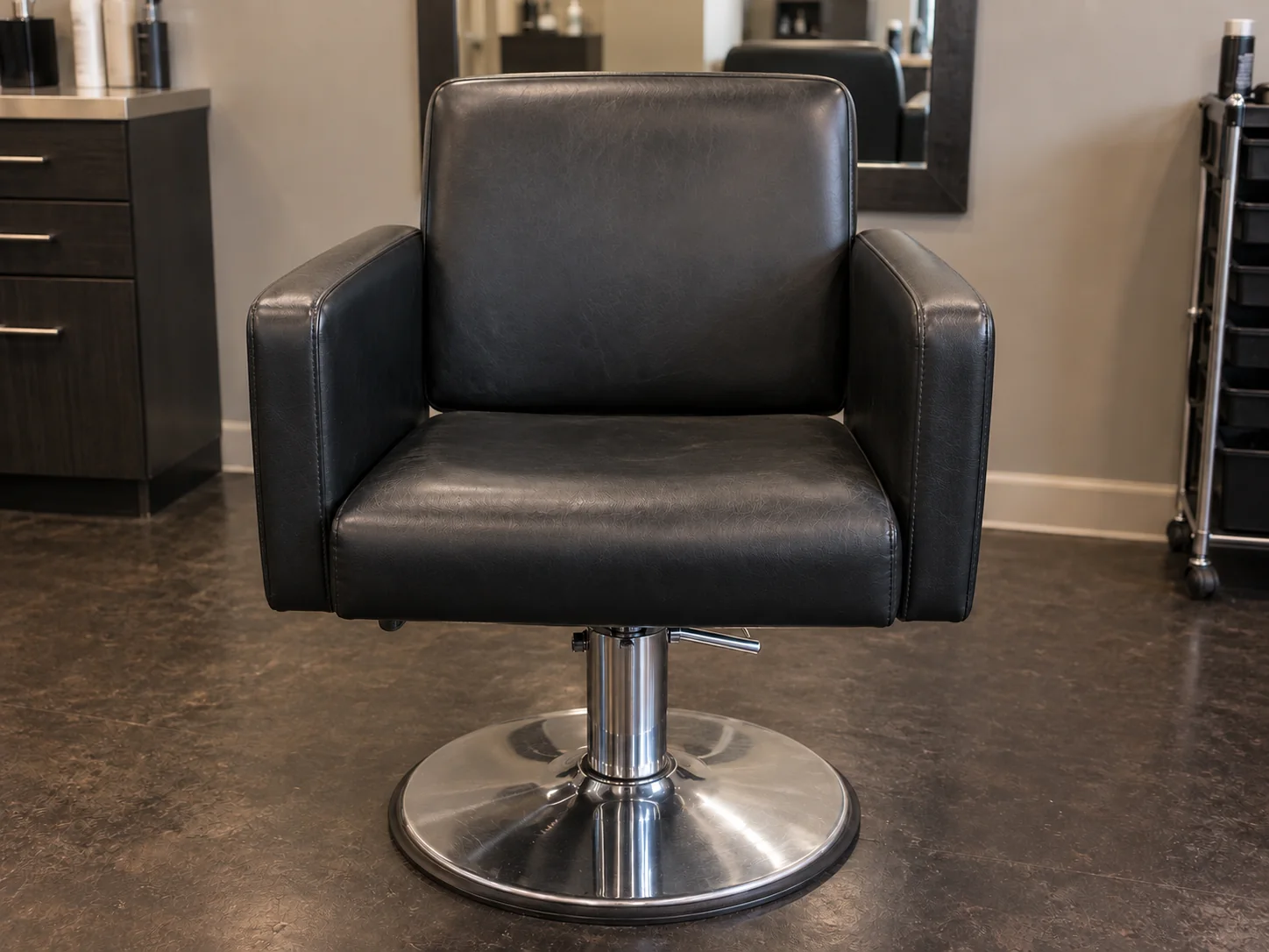 The same styling chair after repair