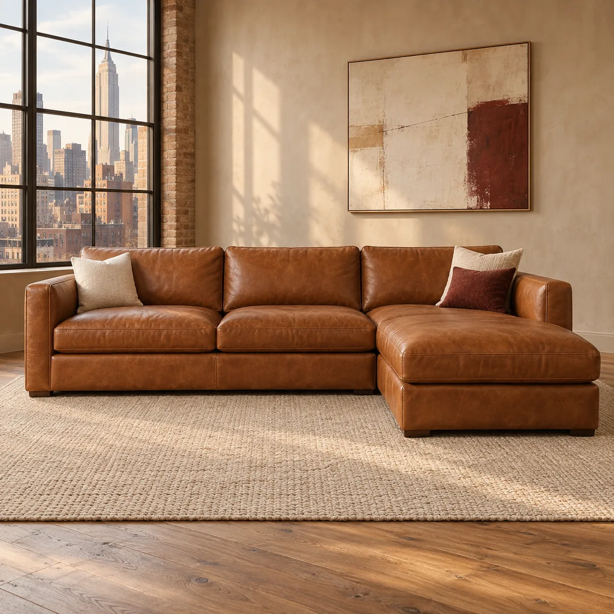 Staging sectionals ready for the next install
