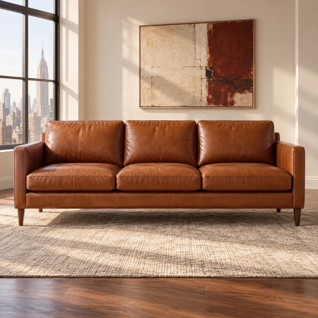 Staging sofas ready for the next install