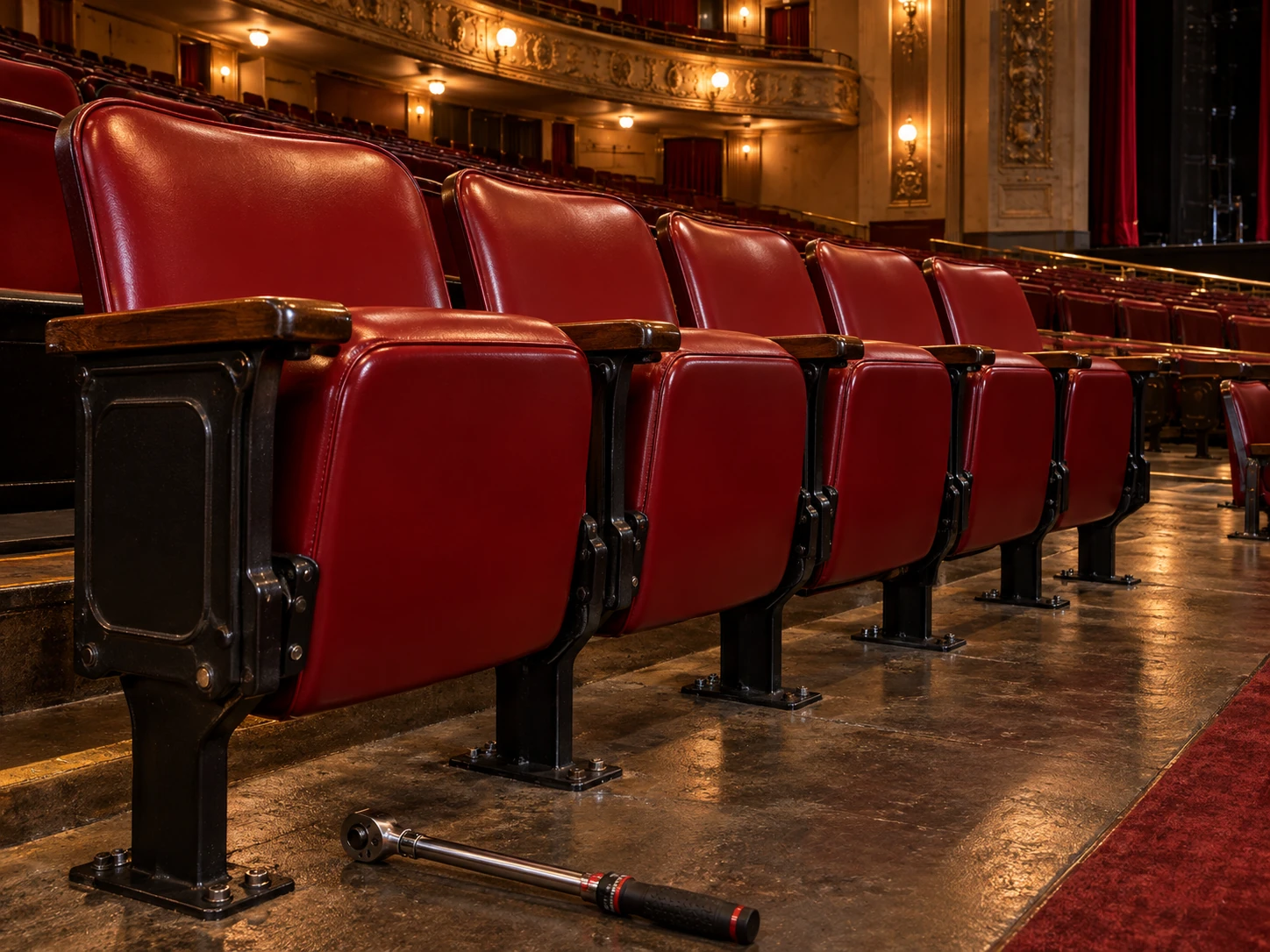 Back in: Seats return to their own numbers, torqued to the same stand
