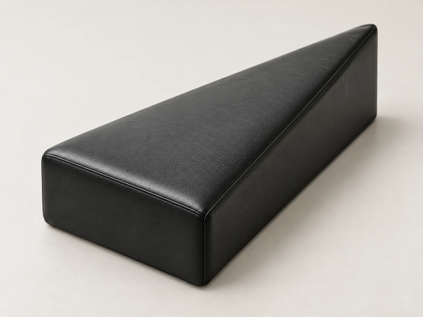 Wedge seat cushion shape thicker at the back than the front