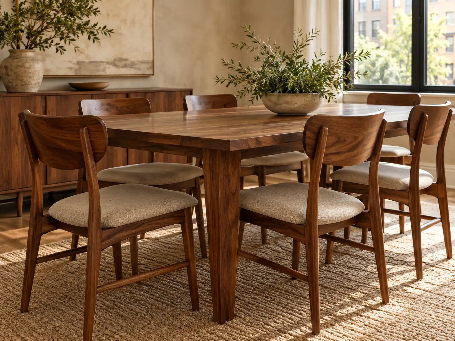 Wood chairs being refinished